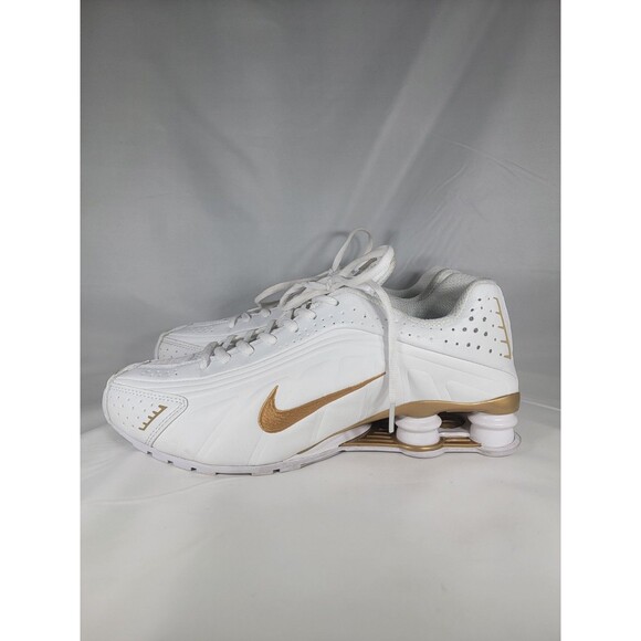 Nike Shox R4 Metallic Gold White (BV1111-100) Men\'s Size 11 US 2022 RARE main image 8